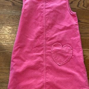 Crew Cuts pink corduroy dress